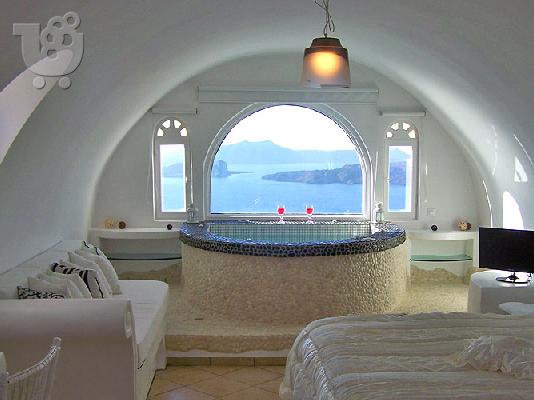 Villa Caldera View Honeymoon Private Villa Santorini Megalochori Greece